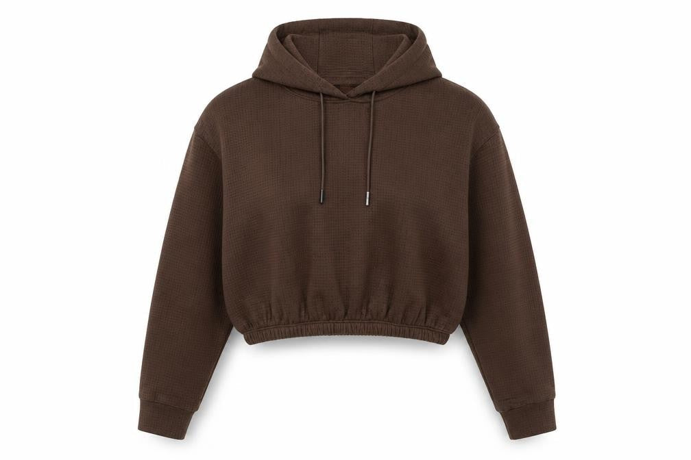 Womens UK Size L DKNY Sport Brown Pullover Hoodie
