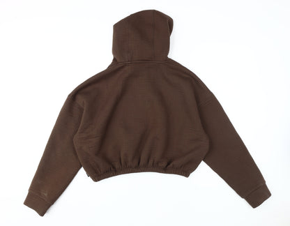 Womens UK Size L DKNY Sport Brown Pullover Hoodie