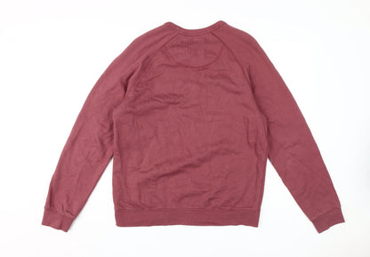 Mens UK Size S FatFace Red Pullover Sweatshirt