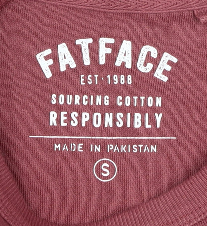 Mens UK Size S FatFace Red Pullover Sweatshirt