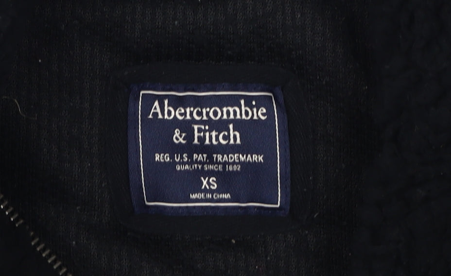 Abercrombie & Fitch Women's Black Fleece Jacket XS