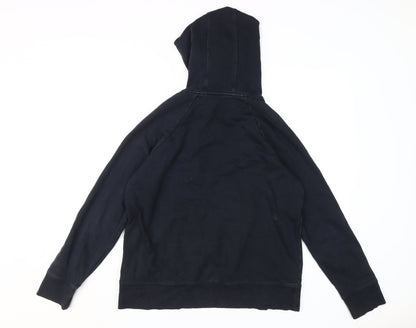 Under Armour Boys Black Pullover Hoodie M Relaxed Fit