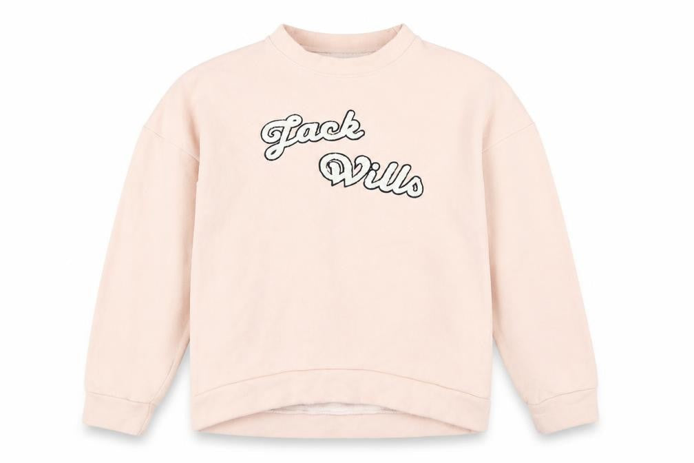Womens UK Size 8 Jack Wills Pink Pullover Sweatshirt