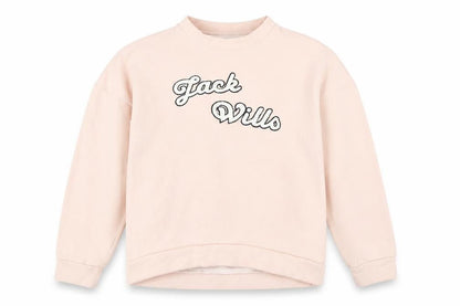 Womens UK Size 8 Jack Wills Pink Pullover Sweatshirt