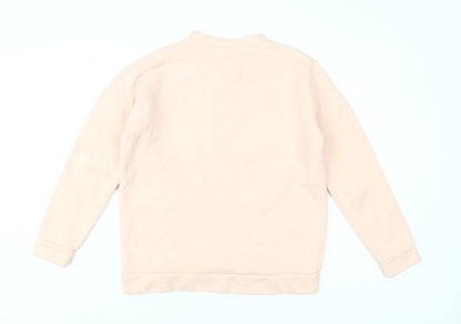 Womens UK Size 8 Jack Wills Pink Pullover Sweatshirt