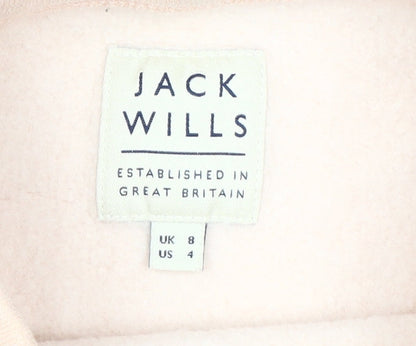 Womens UK Size 8 Jack Wills Pink Pullover Sweatshirt