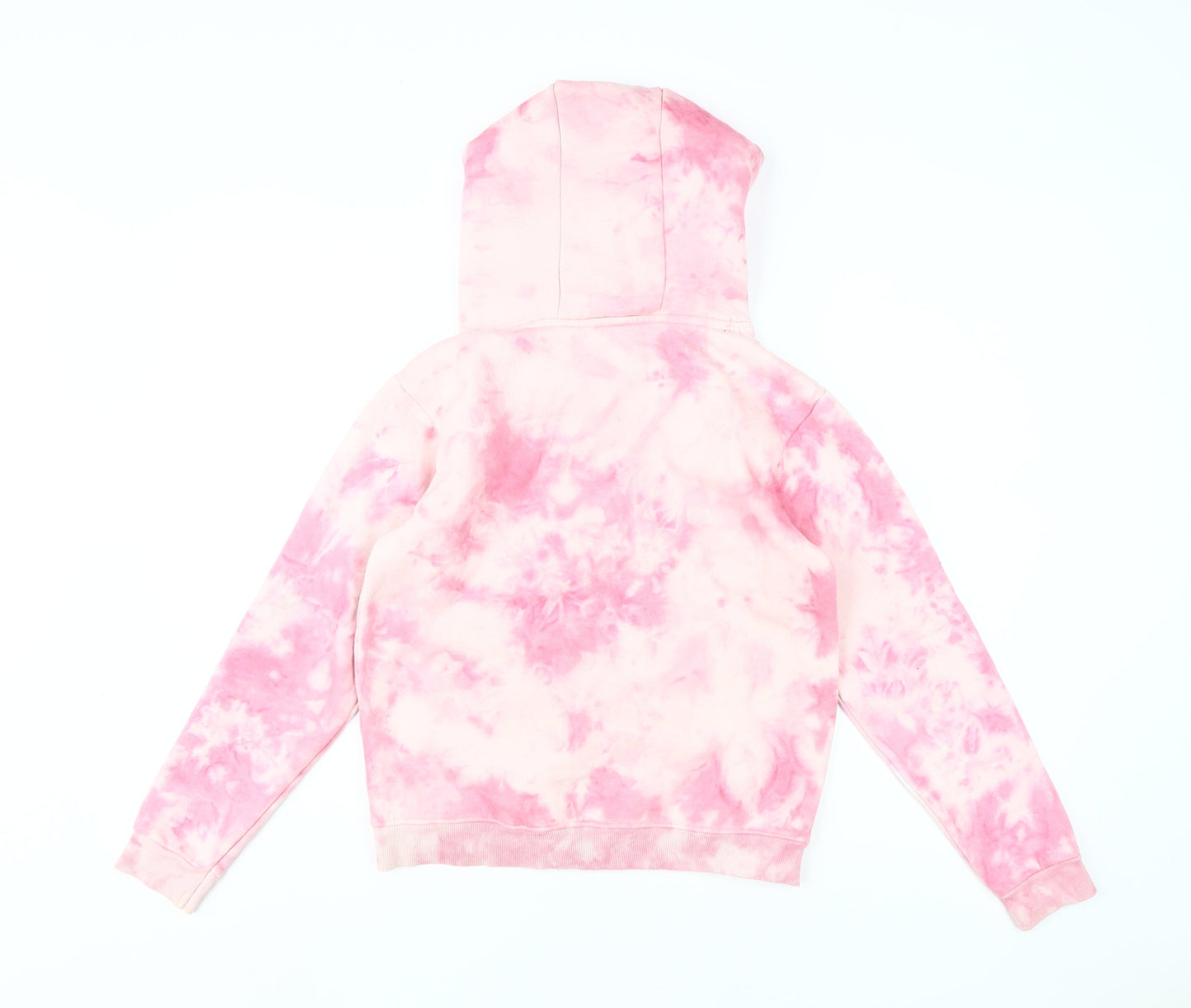 Official Merchandise Girls Pink Tie-Dye Pullover Hoodie 11-12Y
