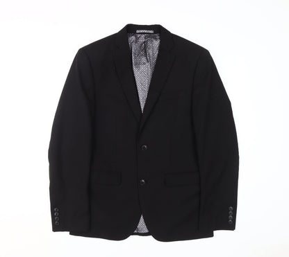 Mens UK Size 38 NEXT Regular Black Suit Jacket