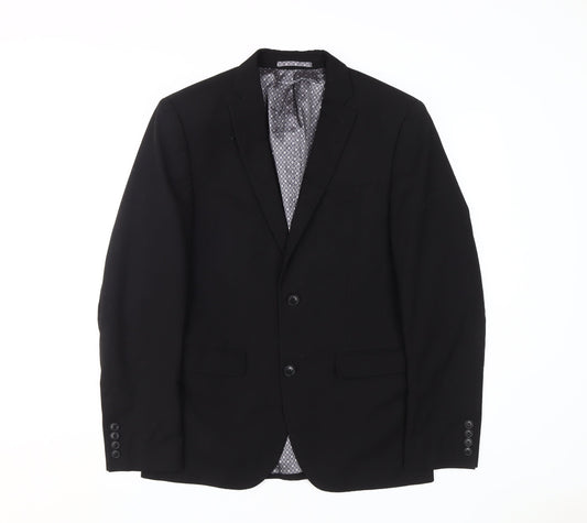 Mens UK Size 38 NEXT Regular Black Suit Jacket