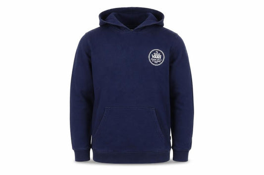 Vans Boys Blue Pullover Hoodie M - Skate Style