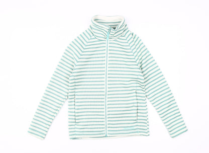 Craghoppers Girls Green Striped Full Zip Sweatshirt 10-11 Years