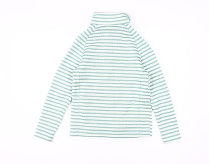 Craghoppers Girls Green Striped Full Zip Sweatshirt 10-11 Years