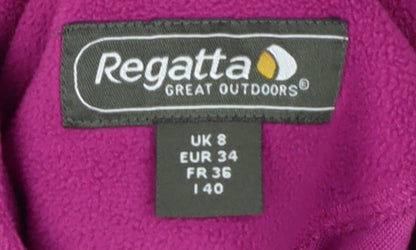 Regatta Women's Purple Fleece Pullover Sweatshirt, UK 8