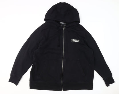 Adidas Men's Black XL Full Zip Hoodie