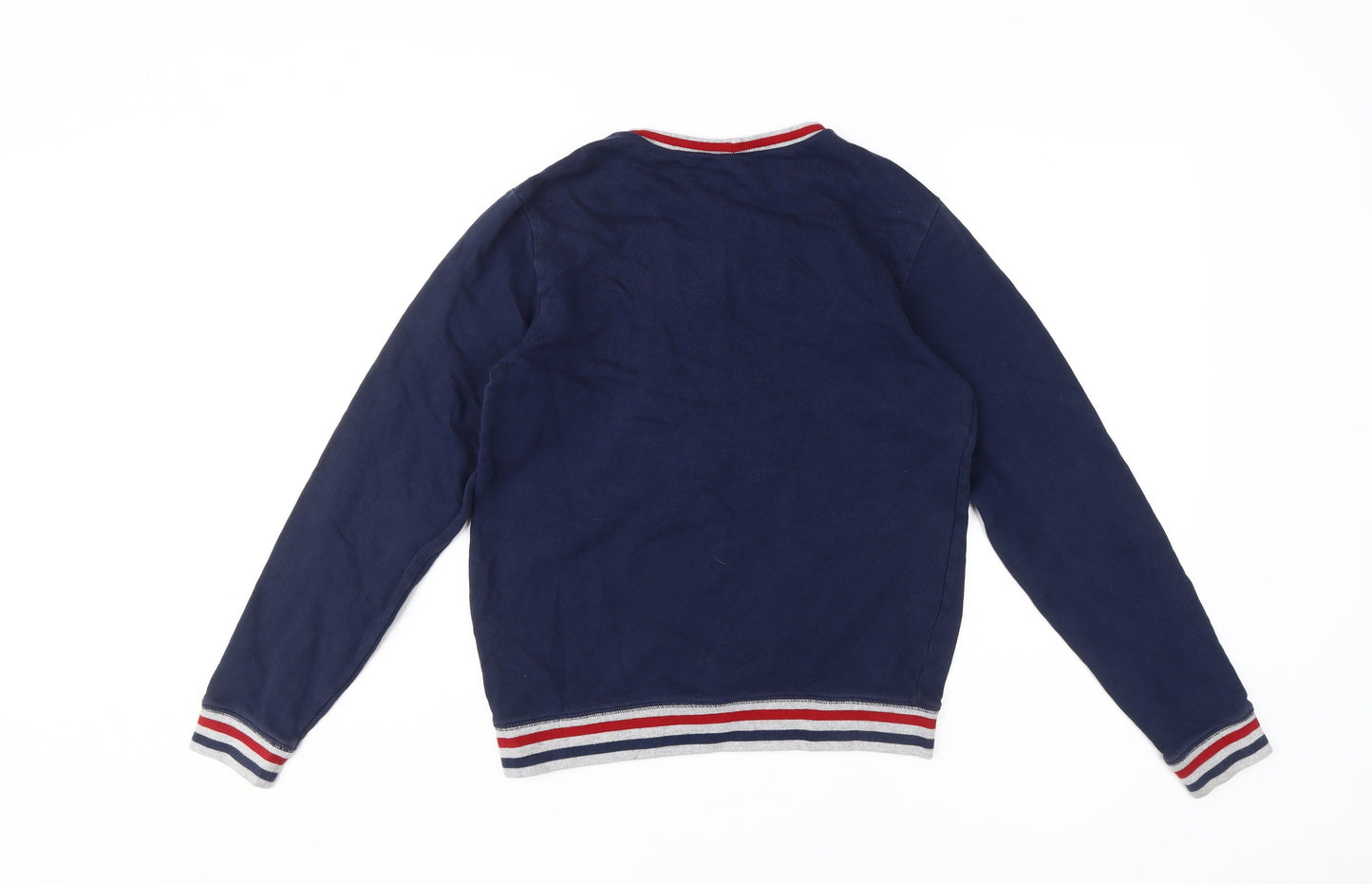 United Colors of Benetton Blue Boys 2XL Pullover Sweatshirt