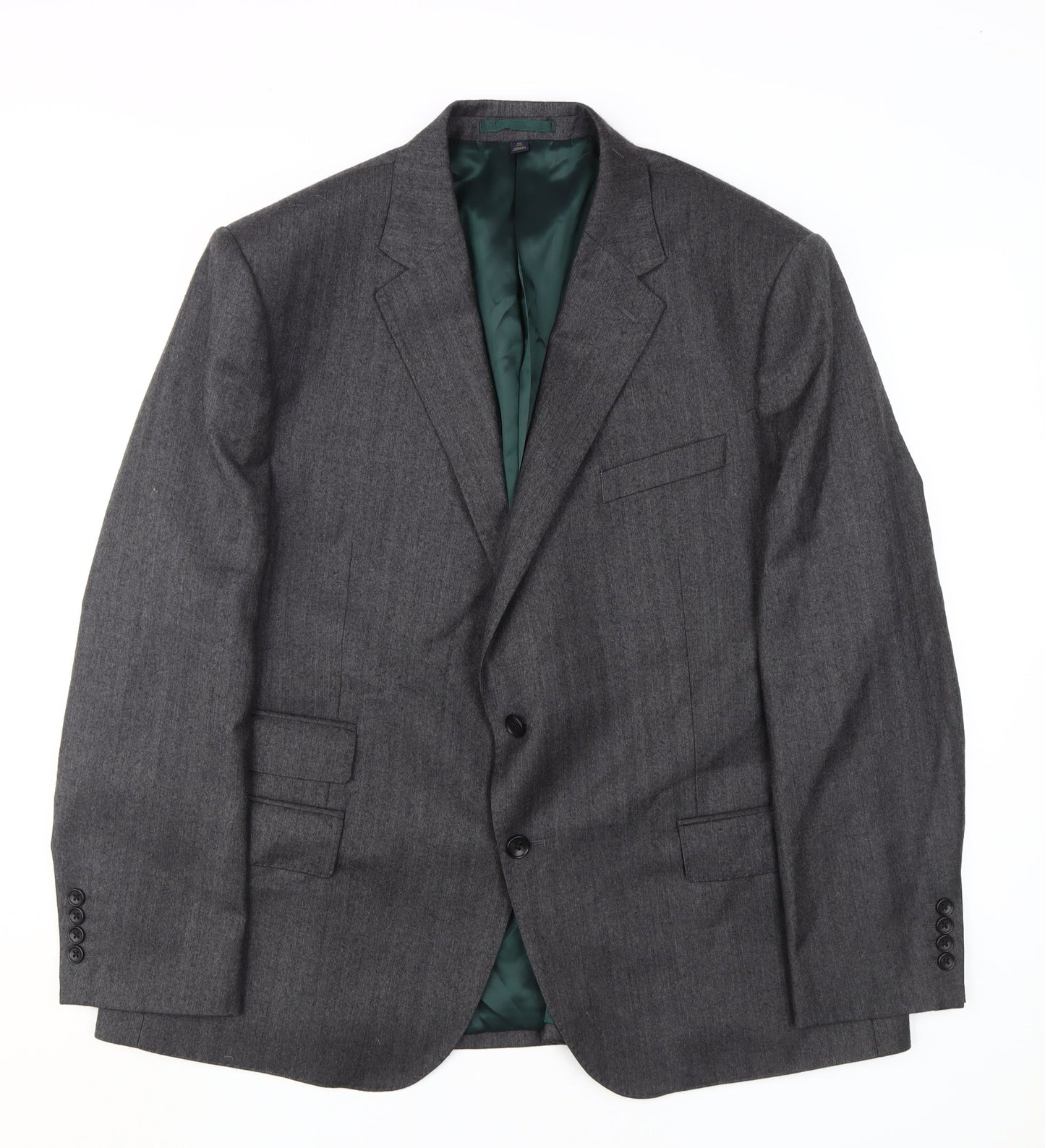 Mens UK Size 46 Marks and Spencer Regular Grey Suit Jacket