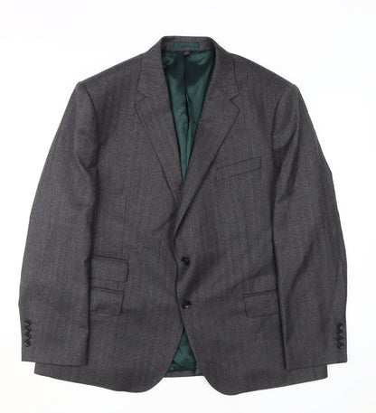 Mens UK Size 46 Marks and Spencer Regular Grey Suit Jacket
