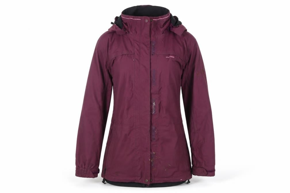 Womens UK Size 8 Craghoppers Purple Rain Coat