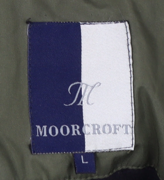 Mens UK Size L Moorcroft Green Basic Jacket