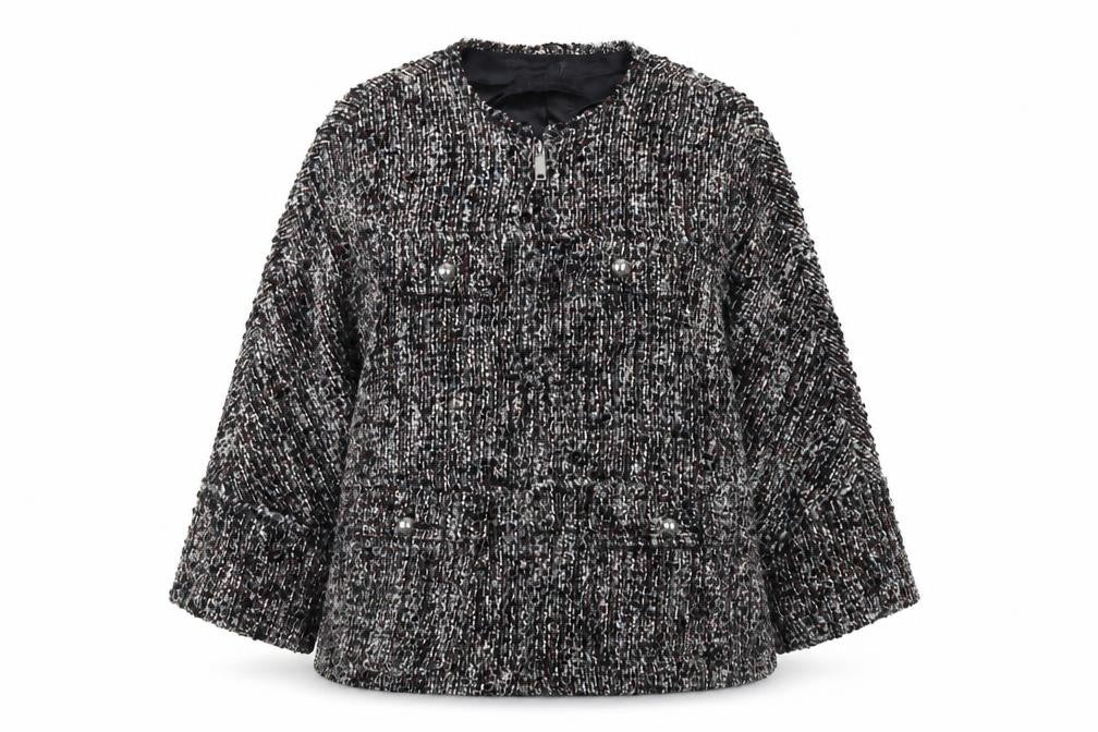 Womens UK Size M Zara Black Basic Jacket