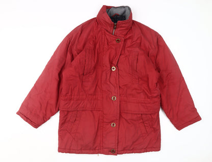 Mens UK Size M Hawkshead Red Parka Coat