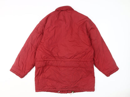 Mens UK Size M Hawkshead Red Parka Coat