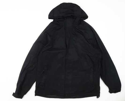 Mens UK Size XL Hi Gear Black Anorak Coat