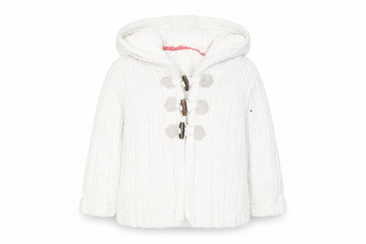 Marks and Spencer Unisex Toddler White Hooded Cardigan