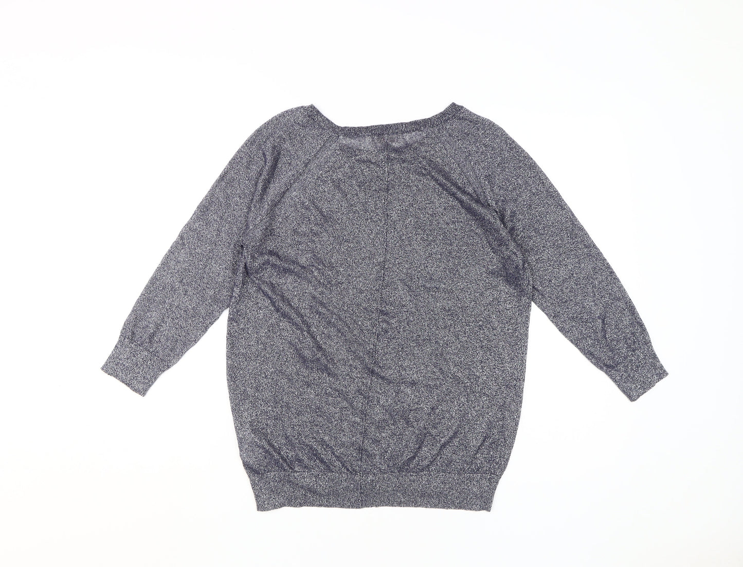 Gap Women's Grey Pullover Jumper, Size M, Boat Neck