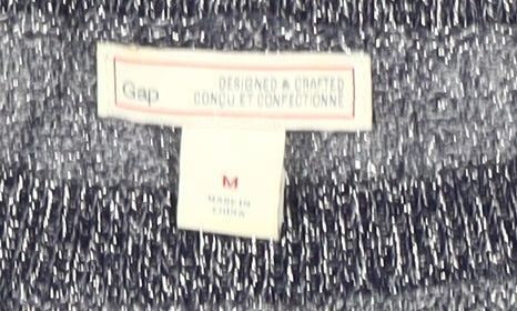 Gap Women's Grey Pullover Jumper, Size M, Boat Neck