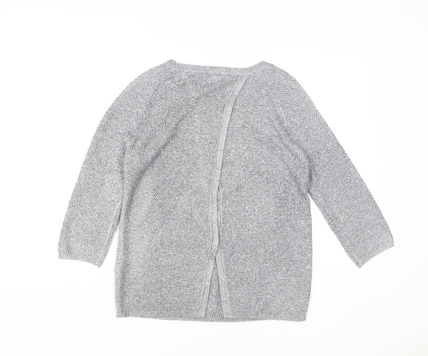 Womens UK Size S Monsoon Grey Pullover Jumper
