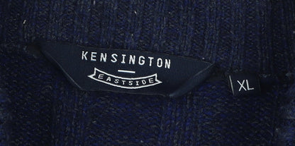 Kensington Eastside Men's XL Blue Full Zip Jumper