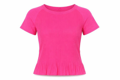 Womens UK Size 8 Marks and Spencer Pink Basic T-Shirt