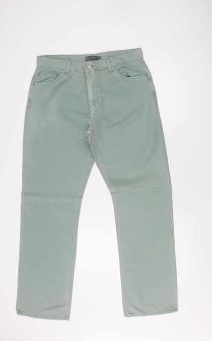 Rocha John Rocha Women's Green Chino Trousers, Size 34
