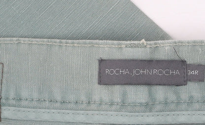 Rocha John Rocha Women's Green Chino Trousers, Size 34