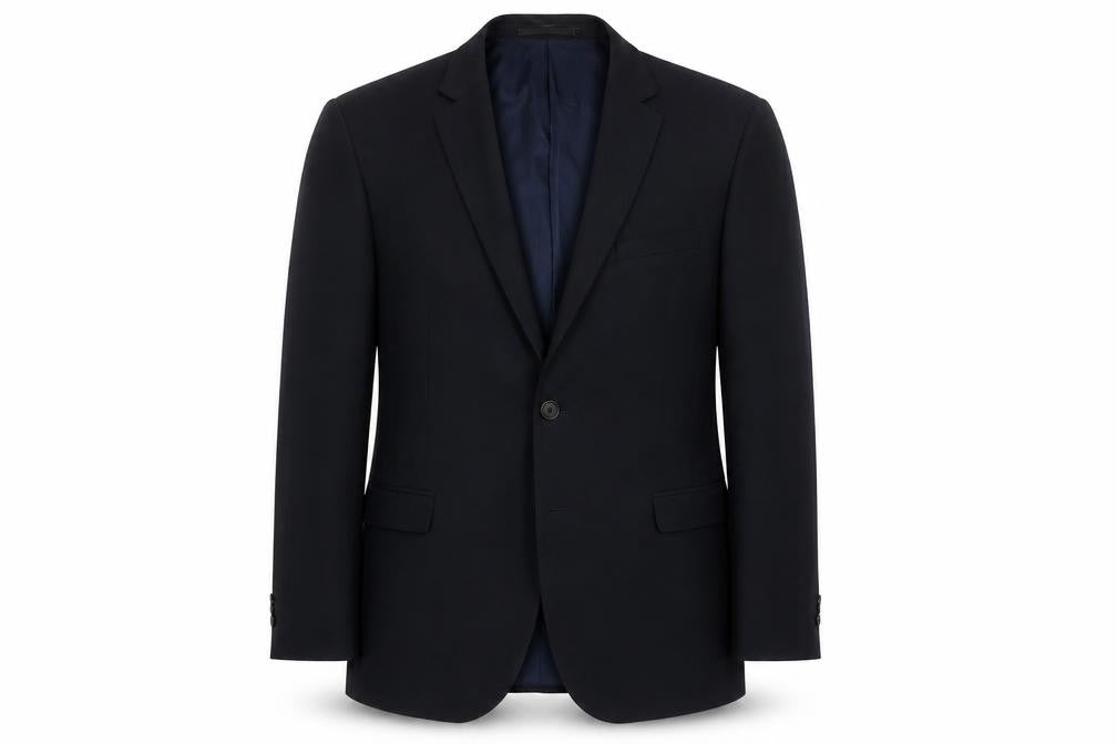 Mens UK Size 42 Moss London Regular Blue Suit Jacket