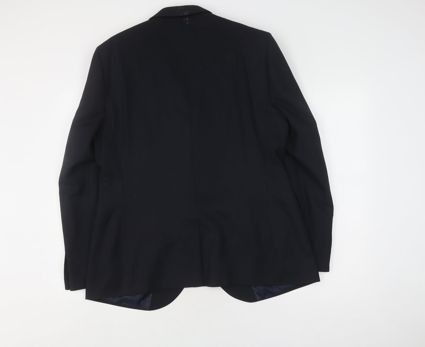 Mens UK Size 42 Moss London Regular Blue Suit Jacket