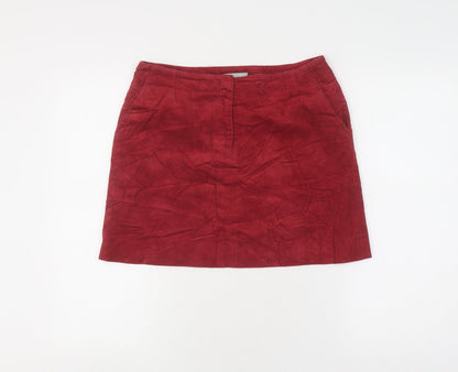 Womens UK Size 12 Jigsaw Straight & Pencil Corduroy Skirt
