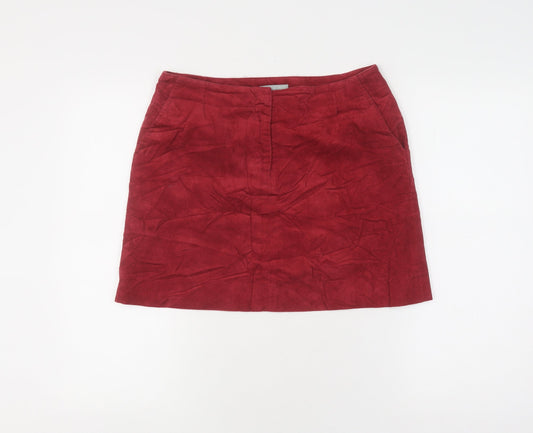 Womens UK Size 12 Jigsaw Straight & Pencil Corduroy Skirt