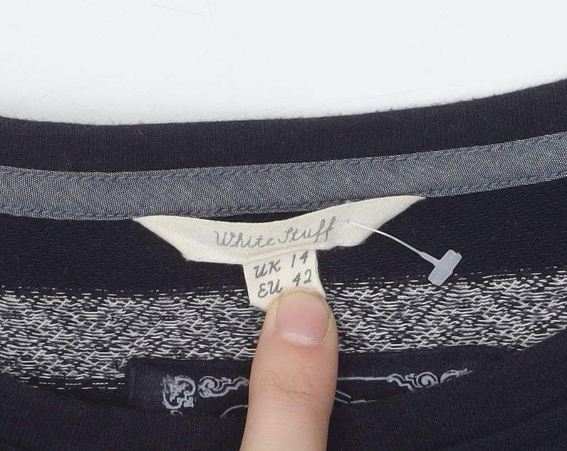 Womens UK Size 14 White Stuff Black Pullover Jumper