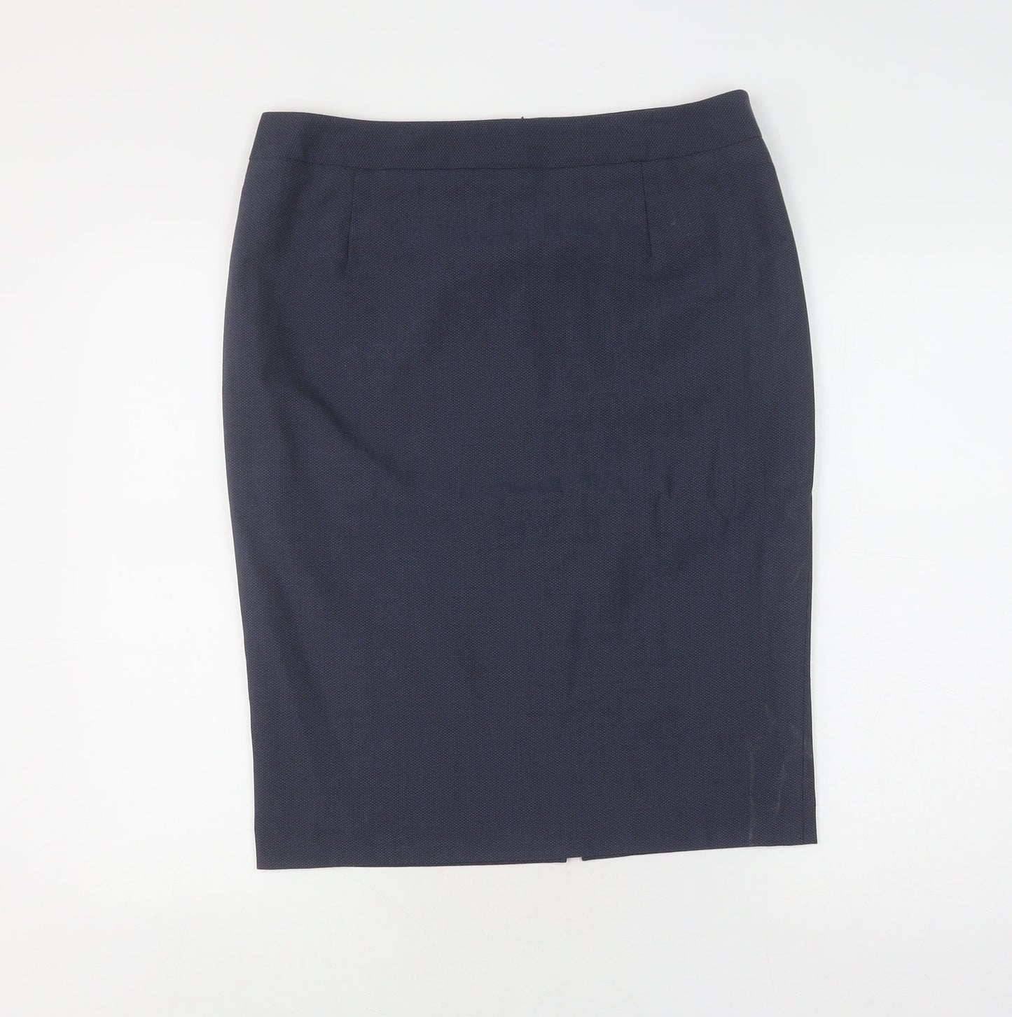 Austin Reed Women's Blue Pencil Skirt, Size 14