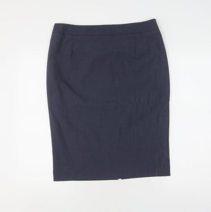 Austin Reed Women's Blue Pencil Skirt, Size 14