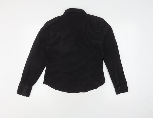 Womens UK Size S TOG24 Black  Button-Up
