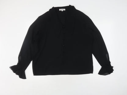 Womens UK Size 14 Windsmoor Black  Blouse