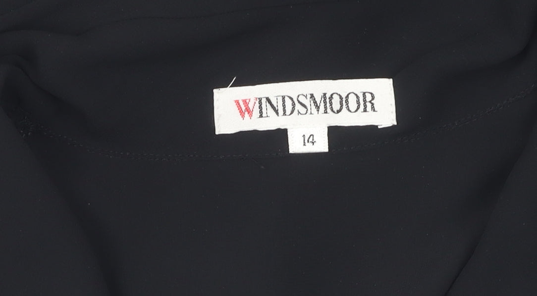 Womens UK Size 14 Windsmoor Black  Blouse