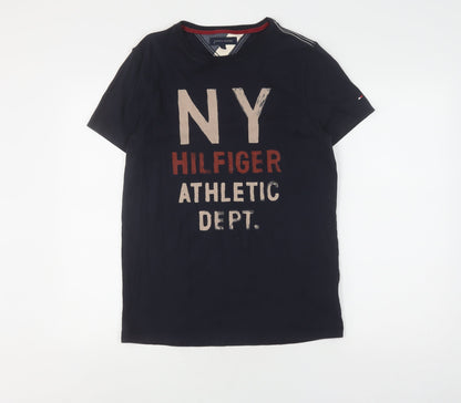 Tommy Hilfiger Men's Blue S Logo T-Shirt