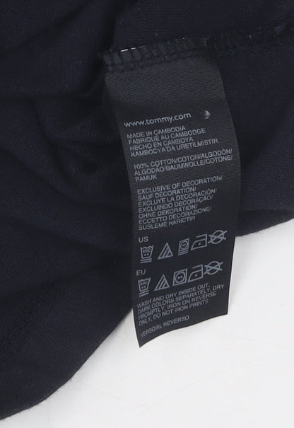 Tommy Hilfiger Men's Blue S Logo T-Shirt