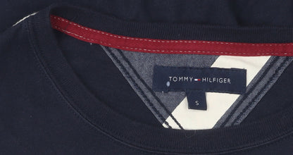 Tommy Hilfiger Men's Blue S Logo T-Shirt