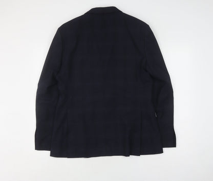 French Connection Men's Blue Slim Fit Blazer Size 42R