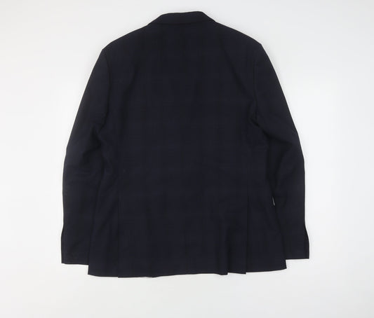 French Connection Men's Blue Slim Fit Blazer Size 42R